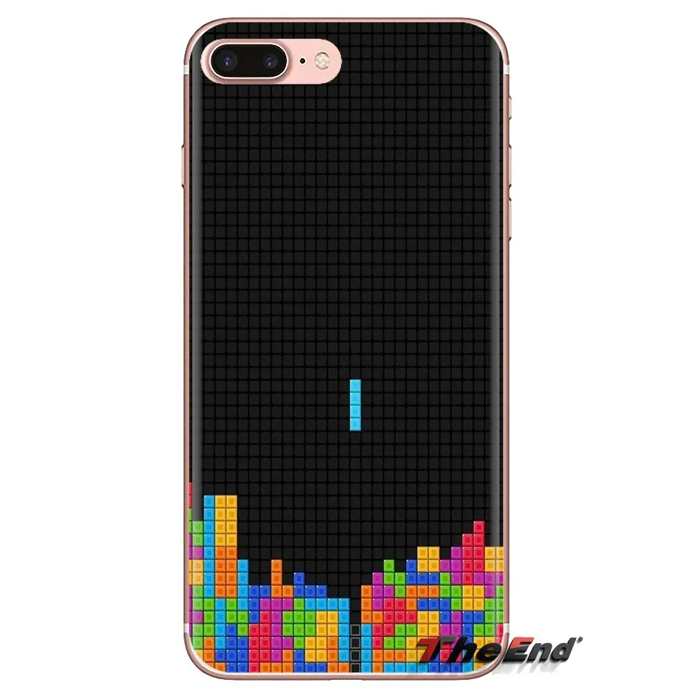 For Xiaomi Mi4 Mi5 Mi5S Mi6 Mi A1 A2 5X 6X 8 9 Lite SE Pro Max Mix 2 3 2S Tetris tetromino Game Boy Art Silicone Shell Covers |