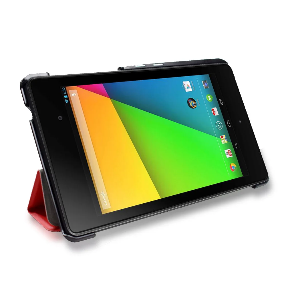 Ультратонкий чехол из искусственной кожи для Google Nexus 7 2-й FHD с автоматическим сном флип-чехол-книжка для Asus Nexus 7 2013 модель Магнитная подставка (art.: 7a7c195e2) - 7a7c195e2