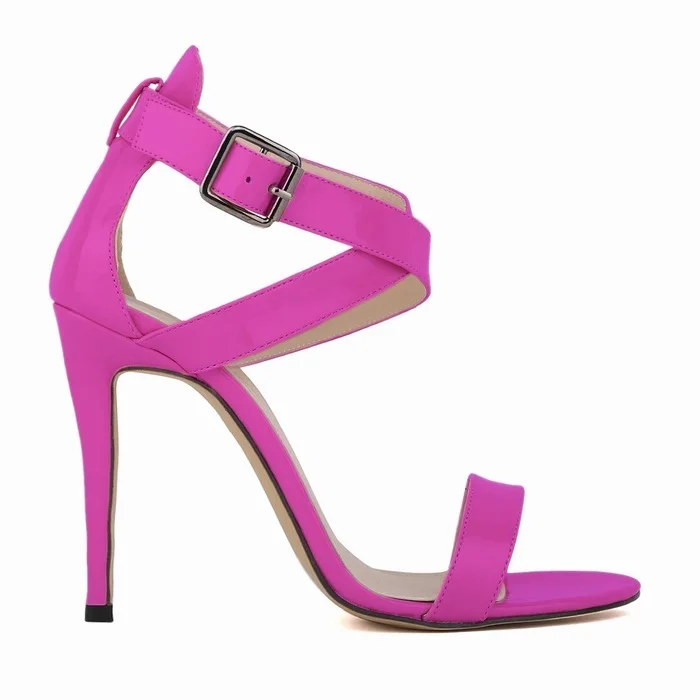 Zapatos mujer 2019 женские сандалии ремешок с пряжкой полиуретан на высоком каблуке 11 см
