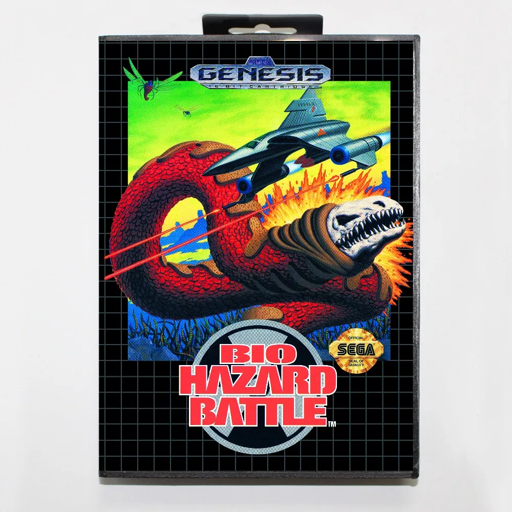 

New 16 bit MD game card - bio hazard battle with Retail box For Sega genesis system