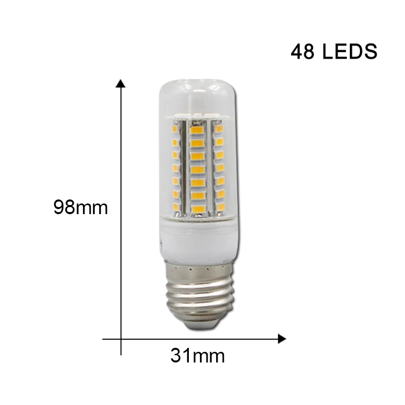 SMD5730 220 В 12 Вт 15 18 20 кукурузы светодиодный лампы E27 E14 Luci но га Condotto La лампада Люстра