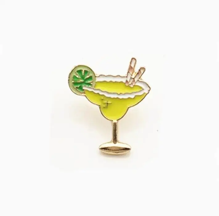 Oly2u Милый Попугай Товары для птиц летний напиток металлическая брошь Шпильки