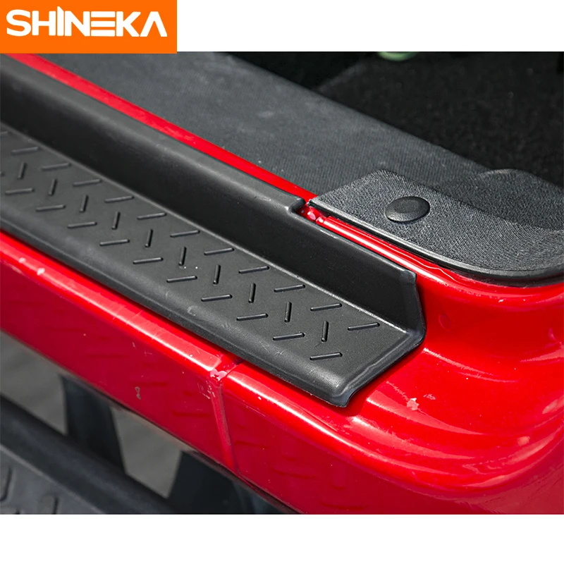 SHINEKA ABS украшение интерьера автомобиля порог Накладка протектор Добро пожаловать