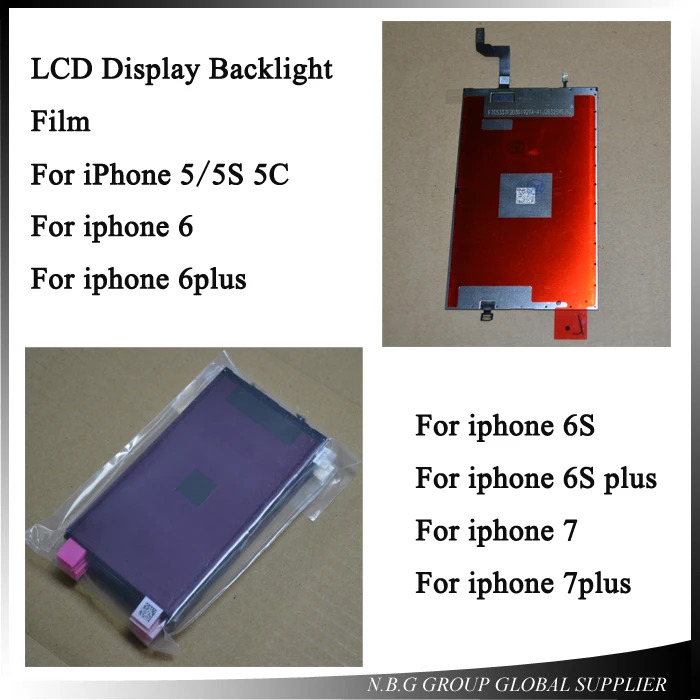 100 шт./лот DHL Высококачественная пленка для ЖК дисплея с подсветкой iPhone 5/5s