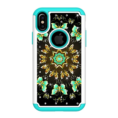 Сверхпрочный чехол для Motorola Moto Z3 E4 E5 G5 G6 G7 играть круиз Bling бабочка цветок силиконовый чехол для Google Pixel 3 XL - Цвет: 15