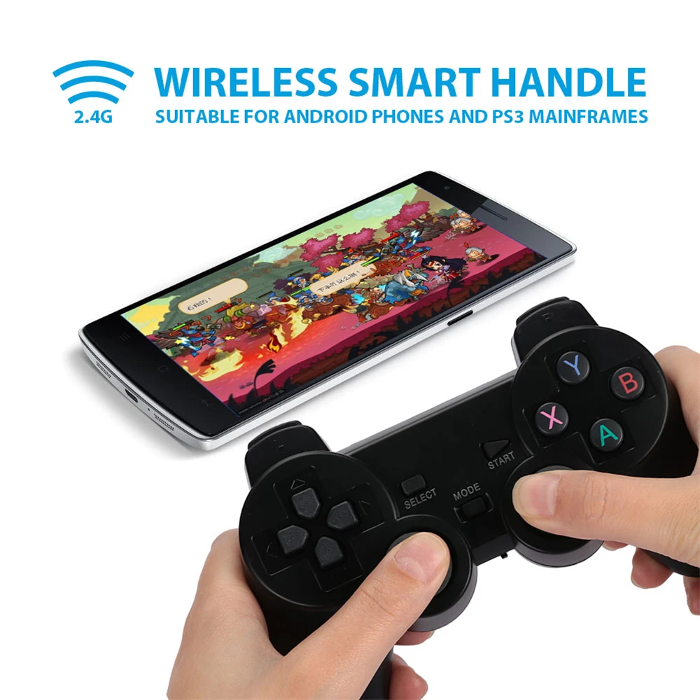 2 4 Ghz USB беспроводной игровой контроллер Джойстик Геймпад для Sony Playstation PS3 игровая