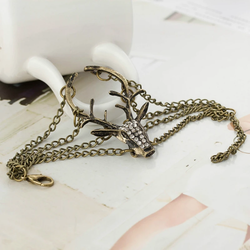 1 шт. многослойный браслет в стиле ретро стразы из бронзы и золота|Браслеты с