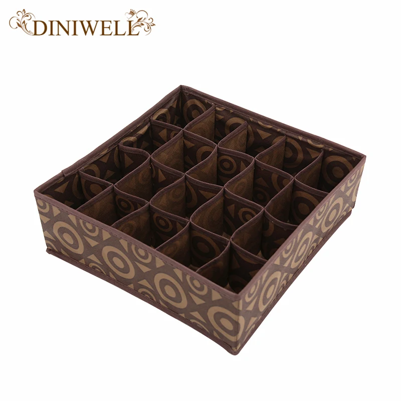 DINIWELL Нетканая коробка для хранения для дома, органайзер для нижнего белья, коробки для бюстгальтера, галстука, носки, складной контейнер, органайзеры, различные сетки