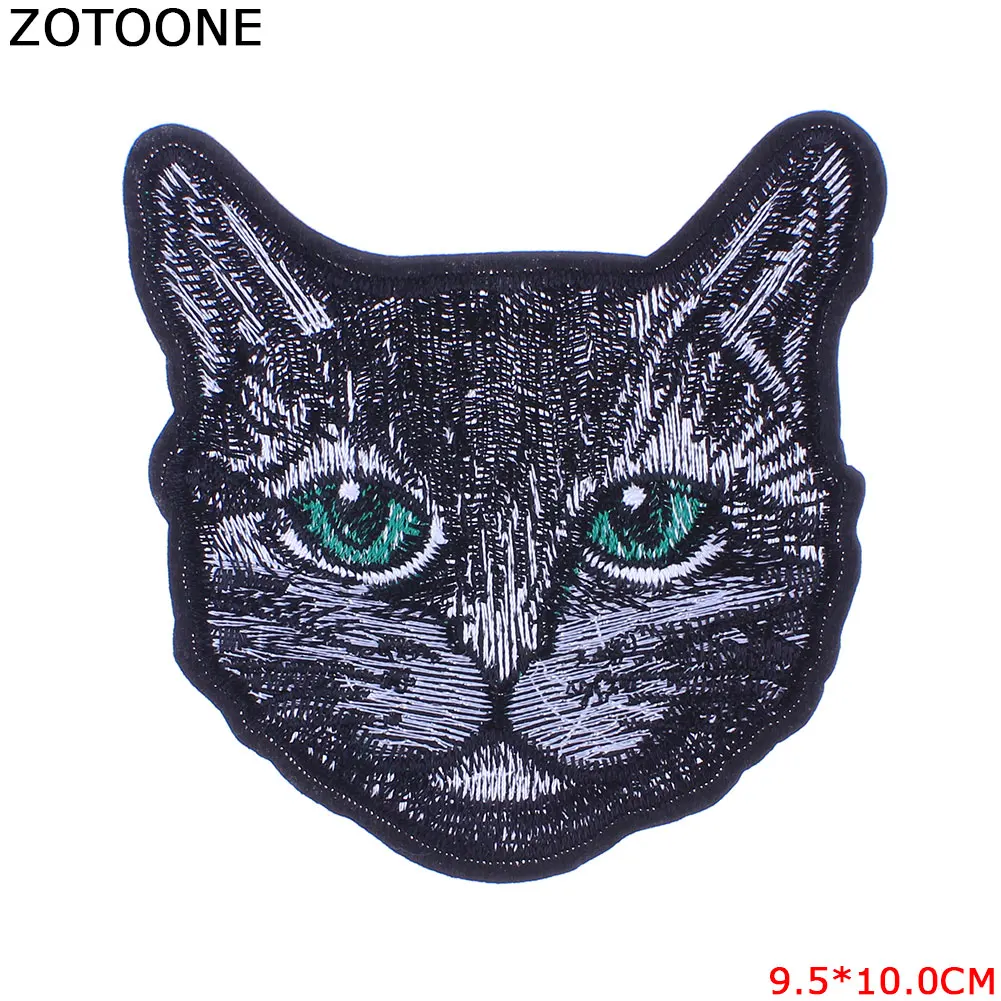 ZOTOONE нашивки в виде животных наклейки с волком тигра кота утюжок на одежды