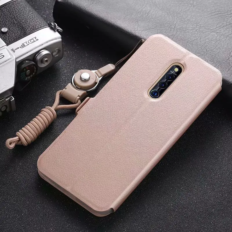Милый раскрашенный флип-кошелек с подставкой кожаный чехол для OPPO Reno 2 10X ZOOM Realme 5 3 2 Pro Q Reno Z чехол Капа с держатель для карт