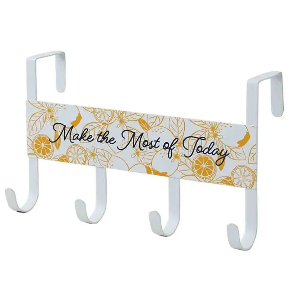 Letter Printing Over-The-Door Hook Rack Metal Waterproof Hooks Hanger Storage Holder Hanging Coat Hat Iron Removable 10Jun 3 | Дом и сад