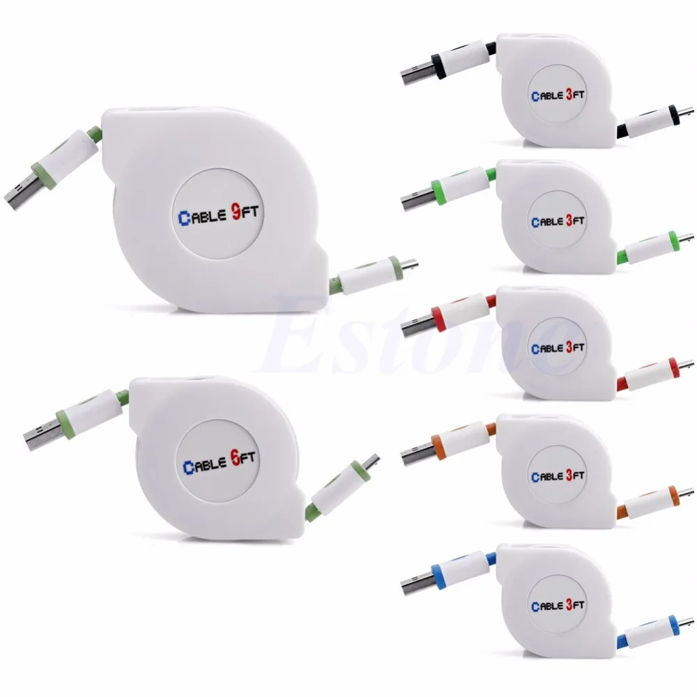 Новейший 1/2/3 М Выдвижной Micro USB кабель для синхронизации данных и зарядки Android LG