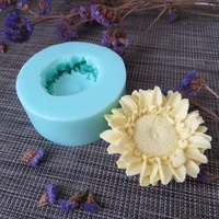 przy sunflowers flowers silicone soap molds flower candle aroma mould soap making moulds resin clay molds hc0090 3d