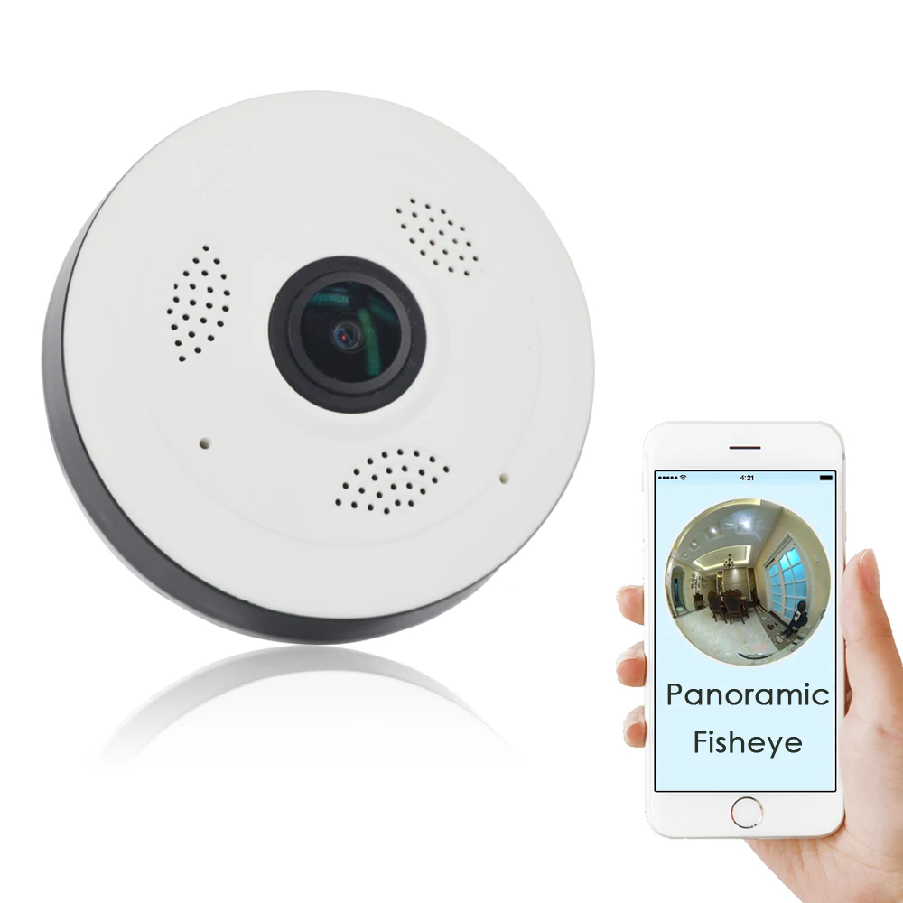 Ctvman безопасности Wi Fi 360 градусов камеры рыбий глаз 960 P HD Умный дом sd слот для карт