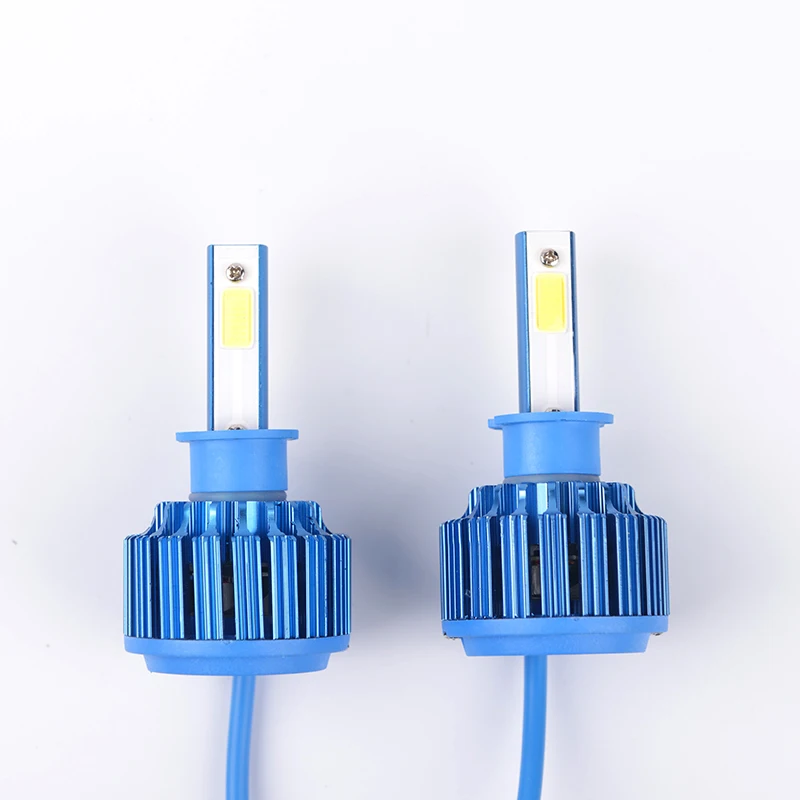 LDDCZENGHUITEC автомобиля/Авто светодиодный фары H1 360 градусов исправить COB Conversion kit 3000lm