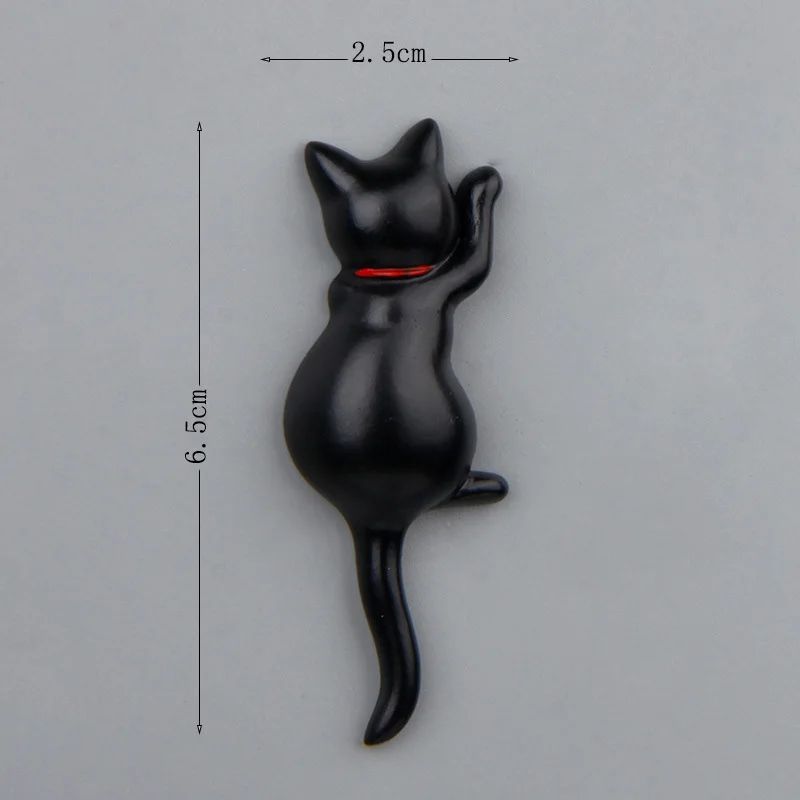 1 шт., Маленькие кошки, котенок, магнит на холодильник, имитация мультяшных животных, белая доска, наклейка, магниты на холодильник, детская игрушка, украшение для дома