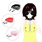 Новый ошейник для БДСМ с зажимами для сосков Секс-игрушки для пар ошейник для связывания SM игры магазин интима фетиш