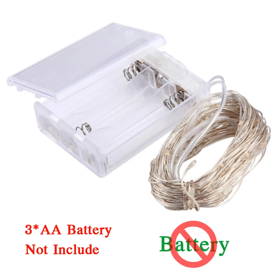 Светодиодный светильник Звездная гирлянда RGB светодиодный Феи медная проволока