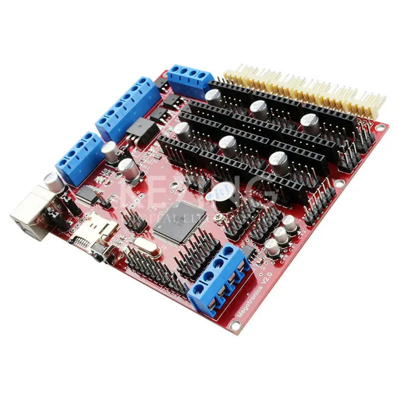 Бренд RepRap Megatronics V2.0 3D принтер материнская плата основная панель управления