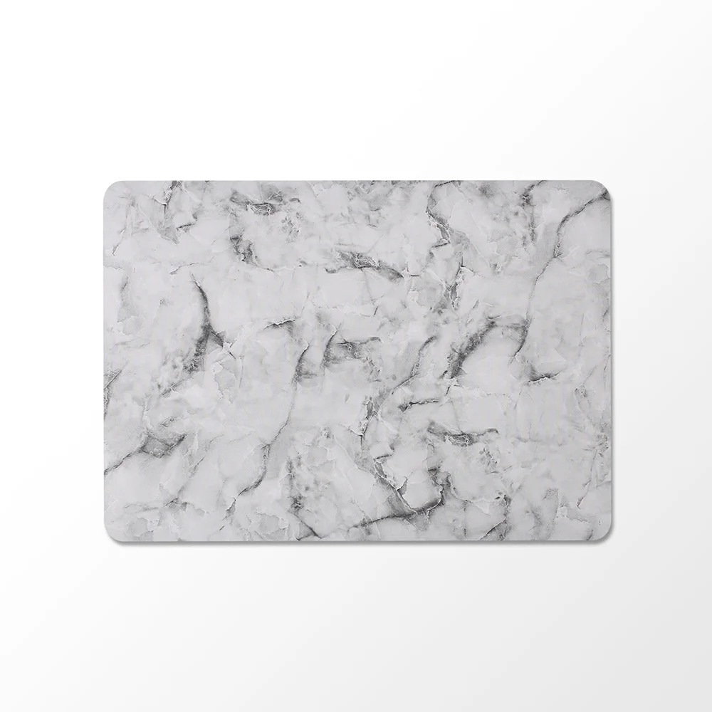 Мрамор дизайн ноутбука Наклейка Наклейки чехол для ноутбука Macbook Air Pro Retina11 12 13 15 защитный чехол из искусственной кожи для ноутбука - Цвет: Белый