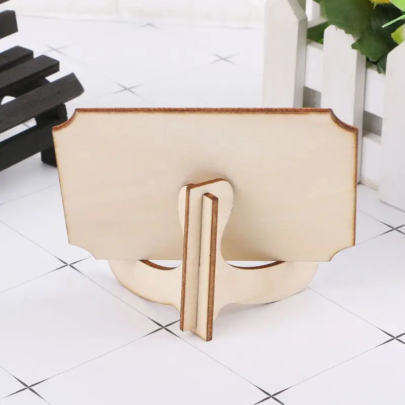 10 шт. Деревянный Мини стол со школьной доской памятка сообщение стенд мел доска