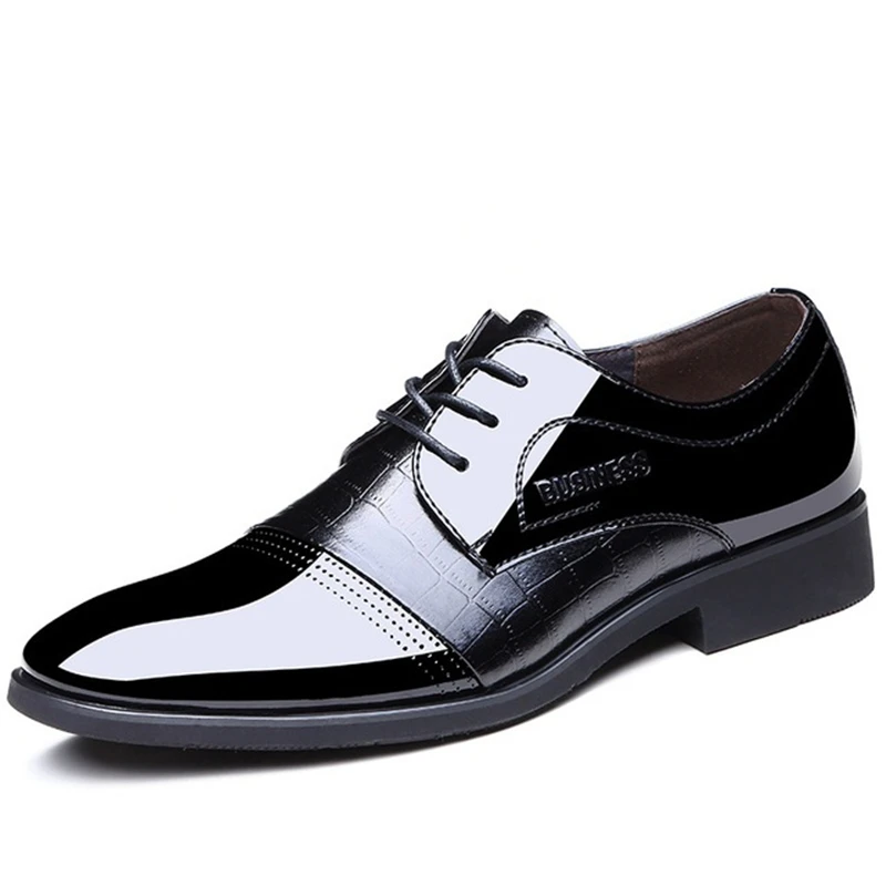 Мужские Элегантные итальянские рабочие классические туфли мужские со шнуровкой
