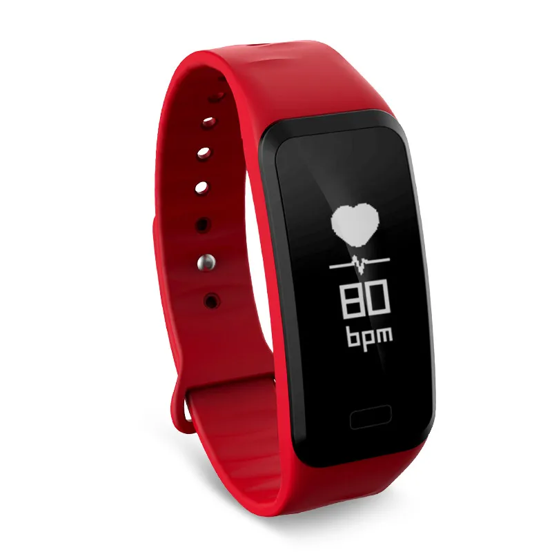 EnohpLX сердечного ритма R1 Smart Напульсники Touch браслет Bluetooth шагомер спортивные