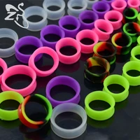 9 pair silicone flexible thin ear plugs tunnel double flared expander gauges piercing ear tunnels expander body piercing jewelry