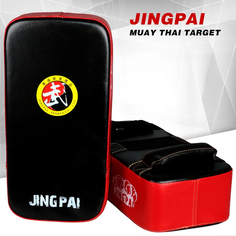 

Hot sale 1 piece MMA Muay Thai TKD punching curve pads PU leather Sanda Taekwondo Kickboxing Boxing Hand Feet Square arc Target