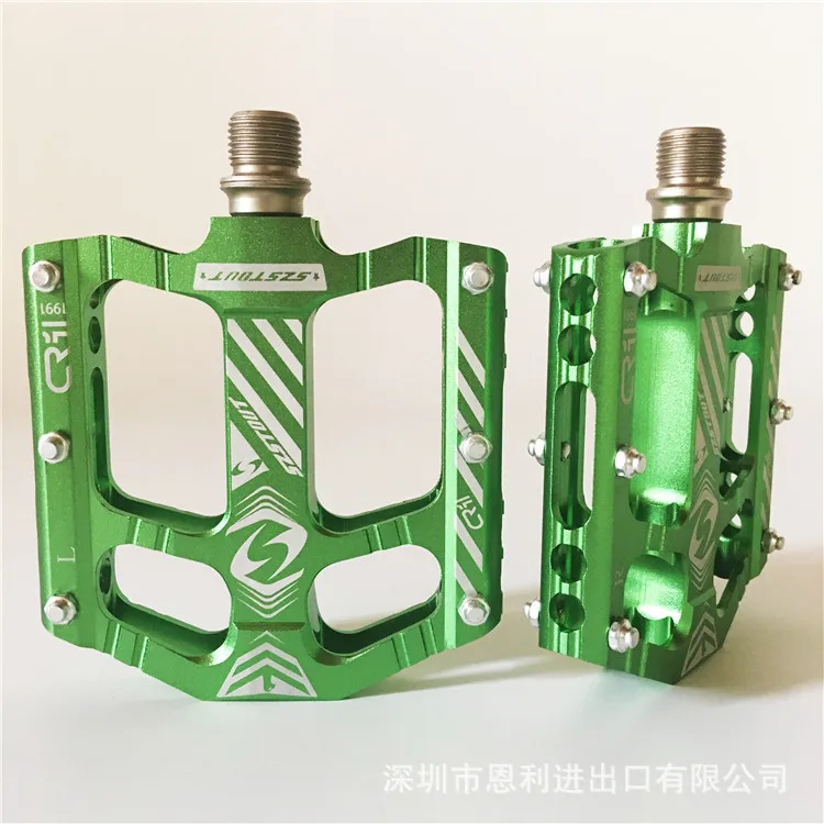 Алюминиевая педаль для горного велосипеда цветные педали Нескользящие|pedal