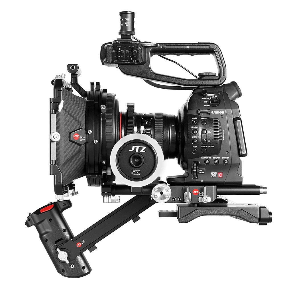 Клетка для камеры JTZ DP30 плечевая опора Canon EOS C100 C300 C500 Mark II|shoulder rig|camera cagefor canon |