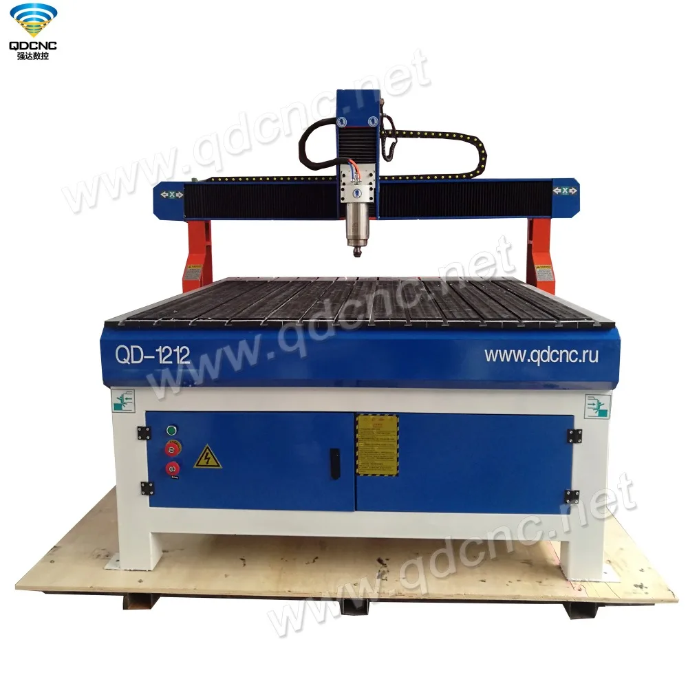 Cnc router Китай машина с мощным шаговый двигатель NCSTUDIO операции systemof QD-1212 |