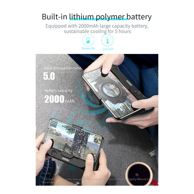 JOYROOM игровая ручка радиатор держатель телефона охлаждающий вентилятор Ручка Телефон геймпады держатель телефона для samsung/Iphone/Xiaomi