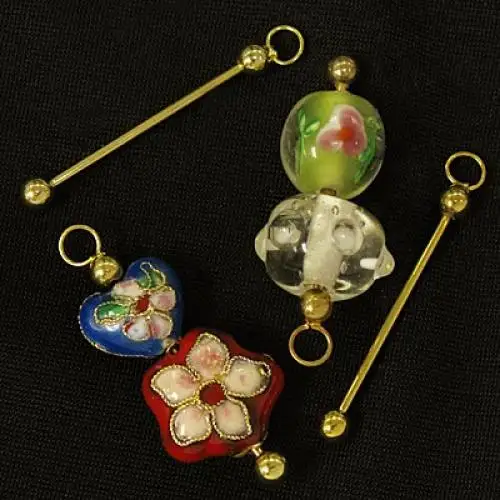 10 шт. DIY U Bead It сменный Кулон позолоченный металлический фурнитура|Инструменты и
