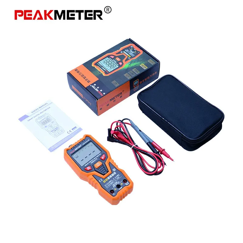 

Digital multimeter capacitance 6000 counts AC DC Voltage resistance NCV multimetro Zero line fire line tester PM8247S