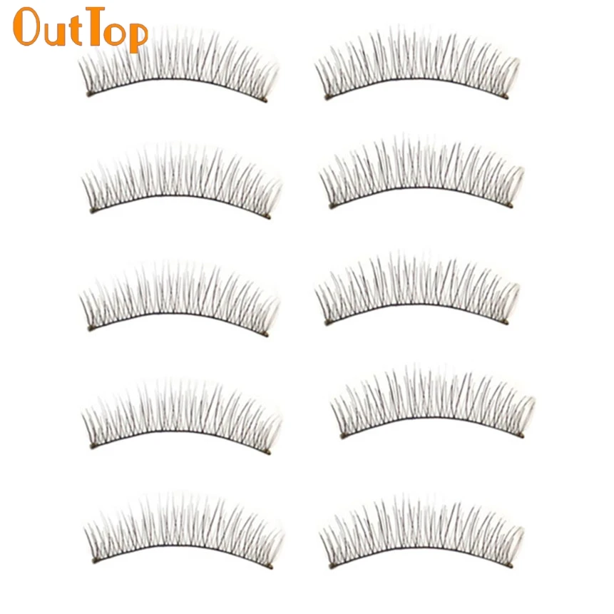 Новинка 10 пар Длинные толстые мягкие ручной работы Поддельные Накладные глаза