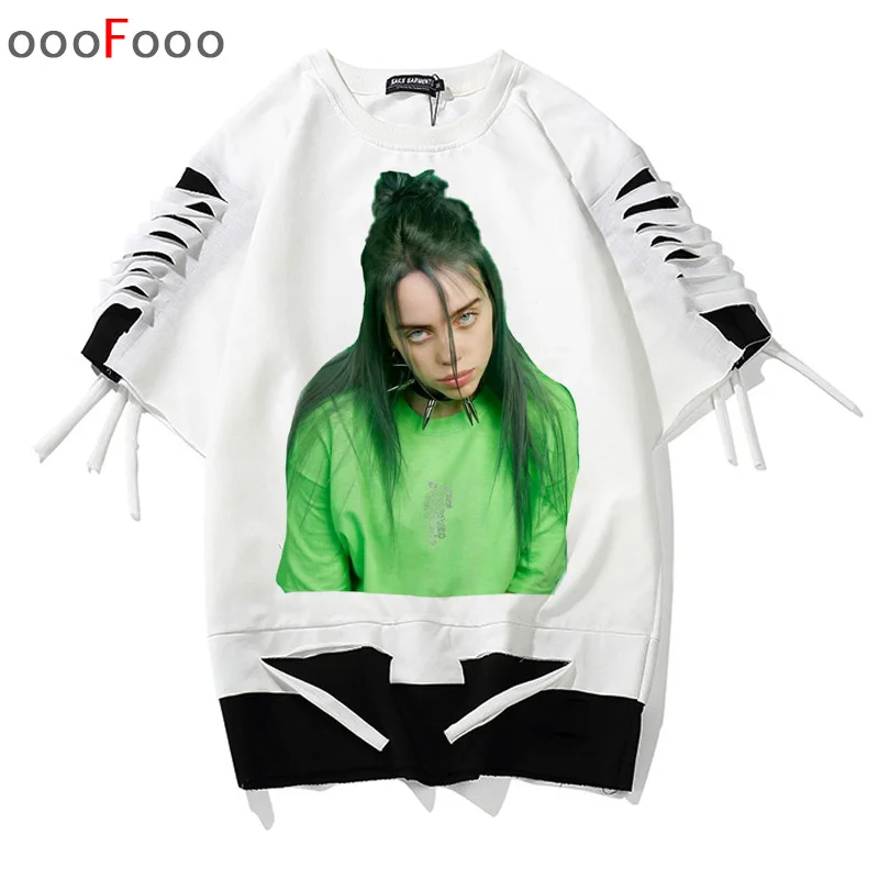 Billie Eilish футболка хип-хоп Мужская футболка уличный сверхразмерный Топ Мужская/Женская harajuku футболка высокое качество унисекс Лето