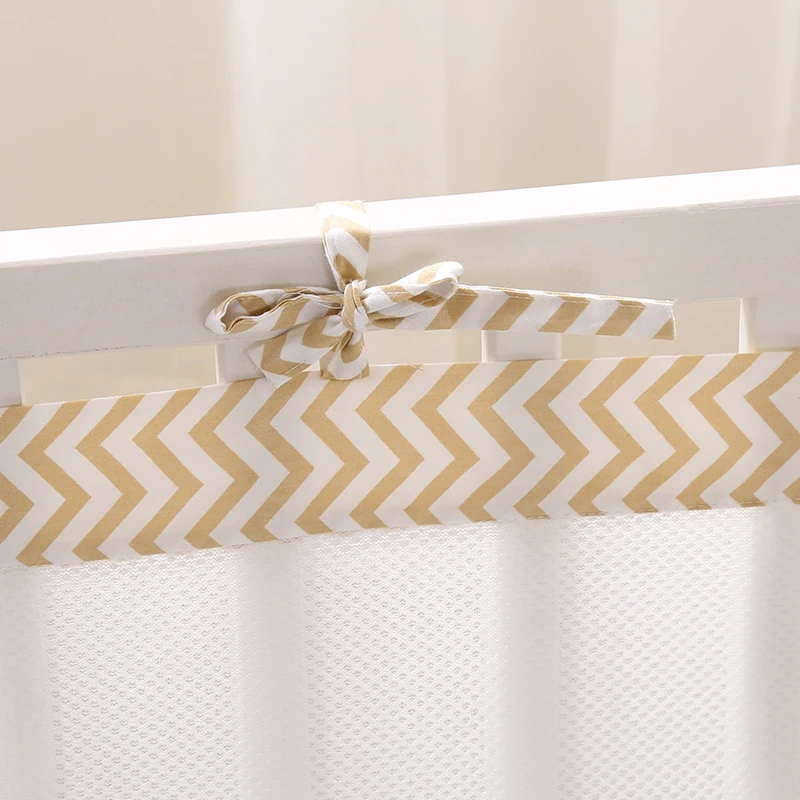 3D воздухонепроницаемая Детская кроватка Бампер анти столкновение и полиэстер