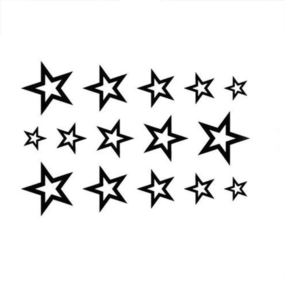 

Waterproof Temporary Tattoo Sticker Stars Tatto Water Transfer Fake Tattoo Body Art Makeup Decoration For Men Girl