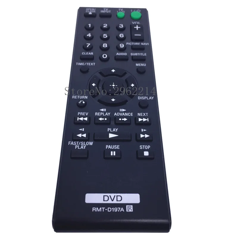 

Оригинальный Универсальный пульт дистанционного управления DVD RMT-D197A подходит для SONY
