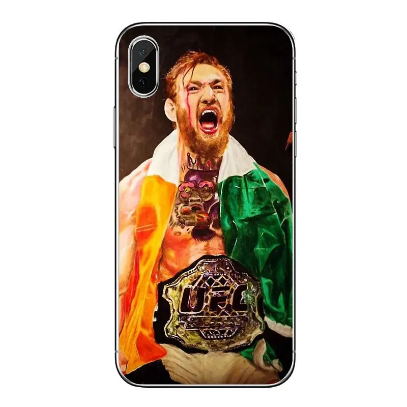 For Samsung Galaxy Note 8 9 S9 S10 A8 A9 Star Lite Plus A6S A9S harajuku hombre The Notorious Conor McGregor UFC Ultra Thin Case |