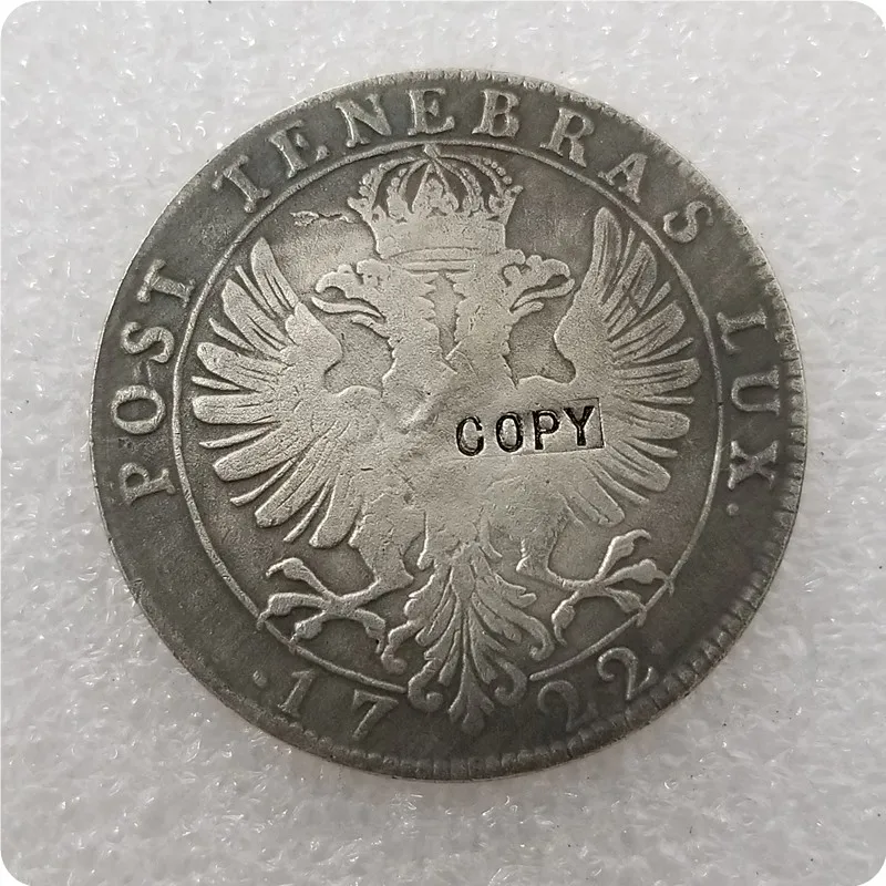 1722 Женева (швейцарские кантоны) 1 Талер монета КОПИЯ памятных монет-копии монет