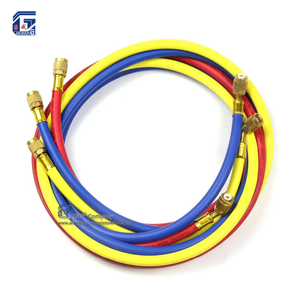 118 '' ( 3 метра) 1/4&quot HVAC R12 R22 R134A R502 404A шланг для зарядки хладагента автомобильной