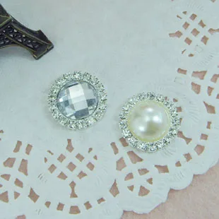 Украшение в виде банта Пряжка диаметром 18 мм со стразами пряжка с жемчугом и