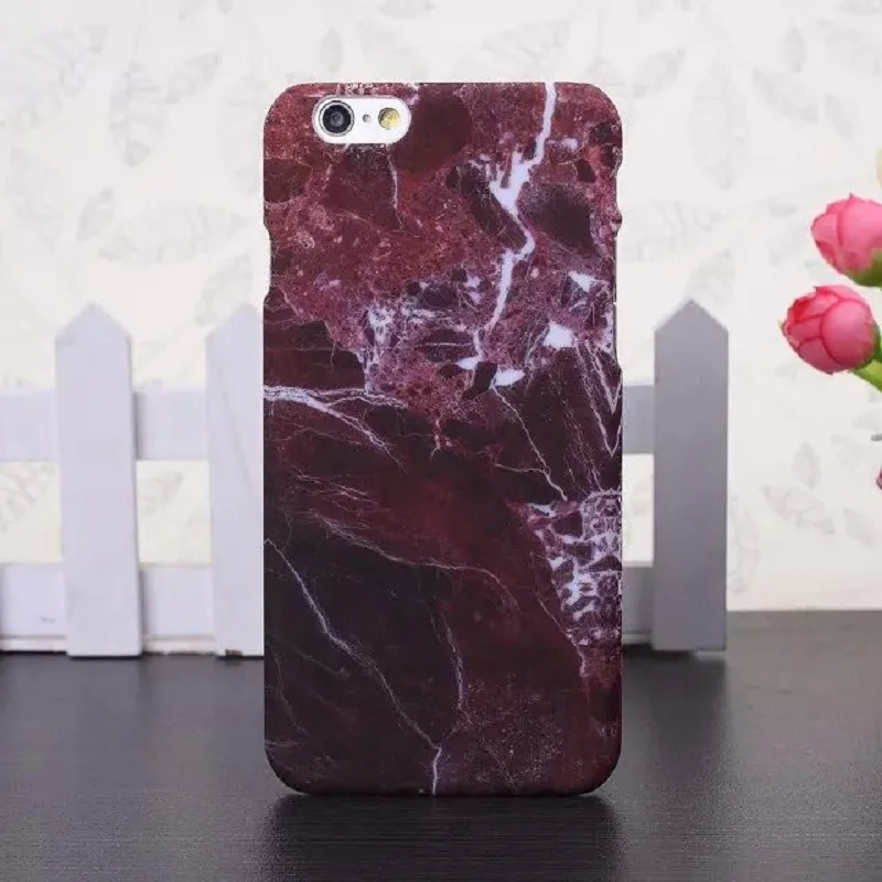 Чехлы для iPhone 6 6s Plus 5 5S Новый чехол телефона с рисунком мраморного камня жесткий
