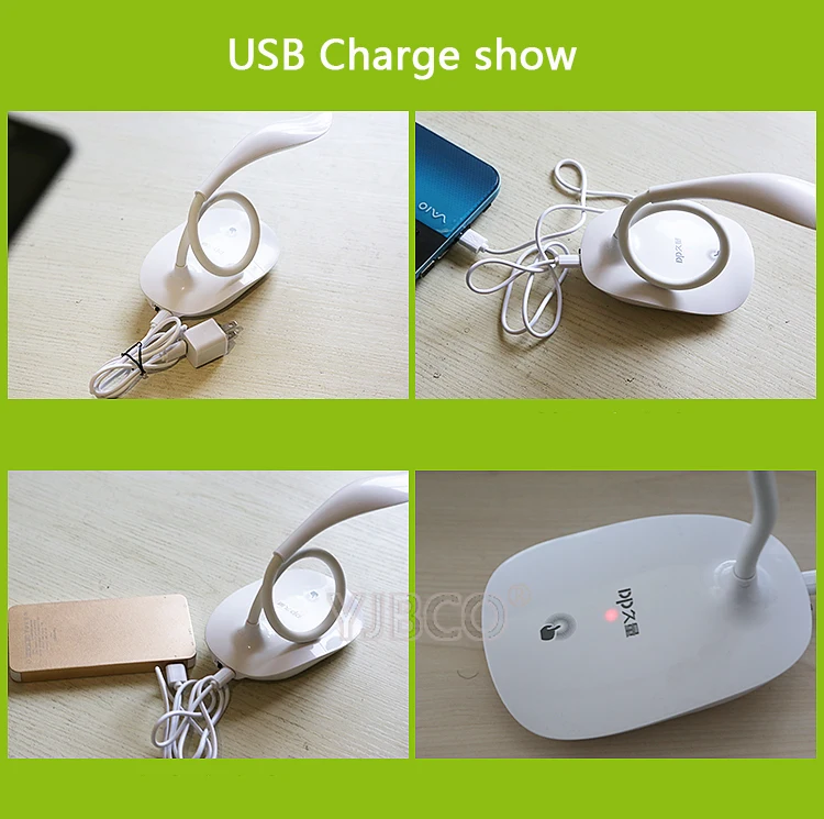 Длительная мощность настольная лампа USB настольная лампа 20 светодиодный настольная лампа с зажимом для чтения кровать светильник светодиодный настольная лампа настольная защита глаз