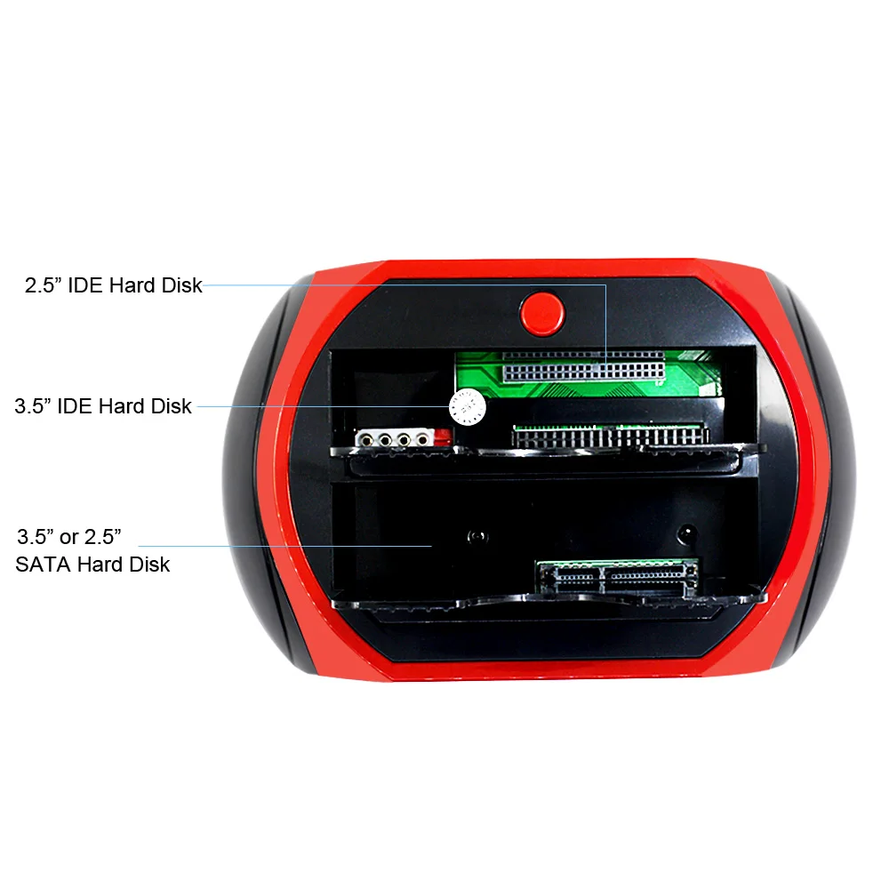 Двойная док станция для жесткого диска IDE SATA все в 1 Hd HDD Hdd 2 5 3 автомобильный ридер