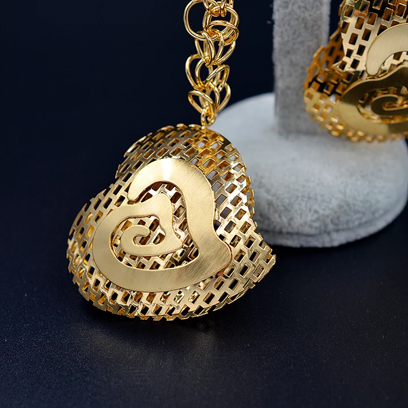 Zeadear Jewelry милый романтический изделия большое сердце Серьги длинные падение