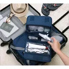 Нейлоновые упаковочные кубики, дорожная косметичка, складные женские косметички, органайзер, сумка для хранения, водонепроницаемая моющаяся сумка