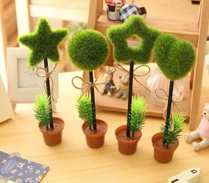 LOVE pen grass ballpoint school supplies hot gift 2014new Korea stationery Creative products | Канцтовары для офиса и дома